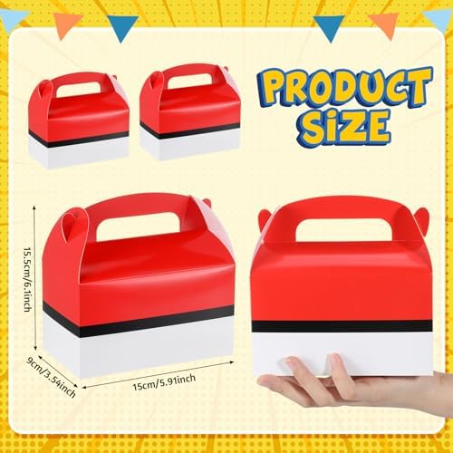 Marspark 24 Pack Cartoon Party Gift Boxes