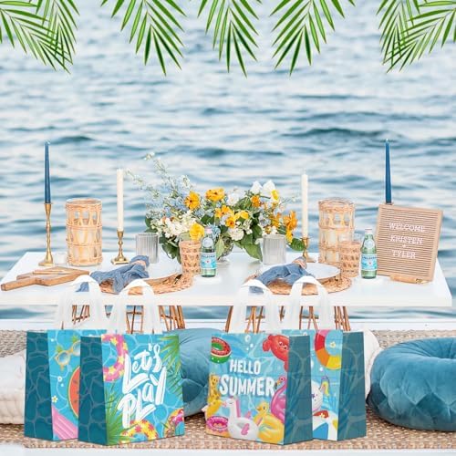 KERINGO 24 Piece Summer Beach Gift Bags with Handles