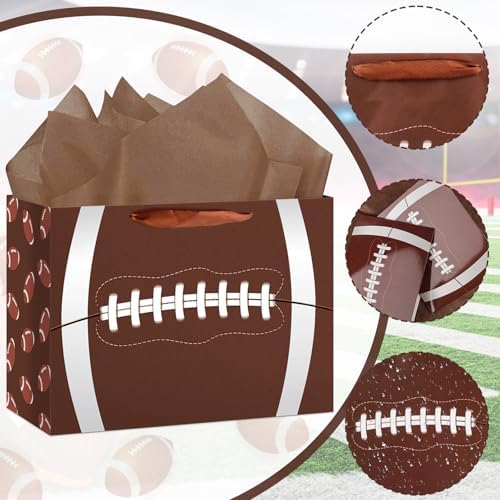 Hooqict Football Gift Bag Set for Boys Birthday Party