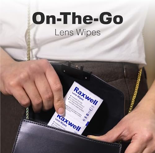 Raxwell Eyeglasses Cleaner Wipes 100 Count