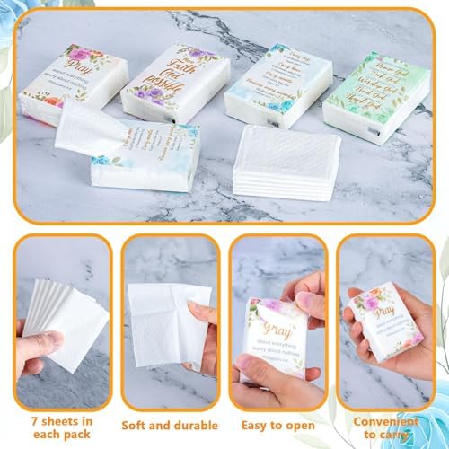 120 Pack Bible Theme Facial Tissues 3 Ply