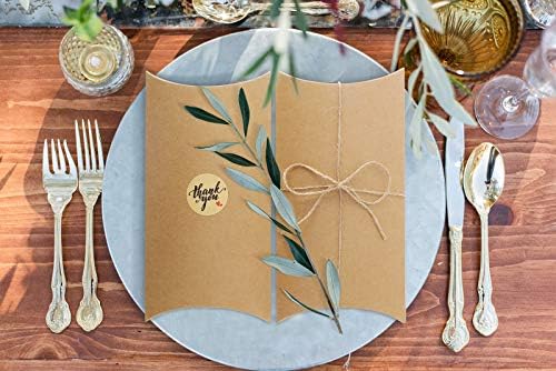 Eupako 63x37x1 Inch Kraft Pillow Boxes 50 Pack