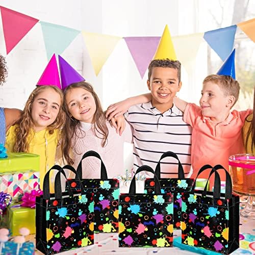 Sweetude 40 Pcs Glow In The Dark Party Bags with Handles