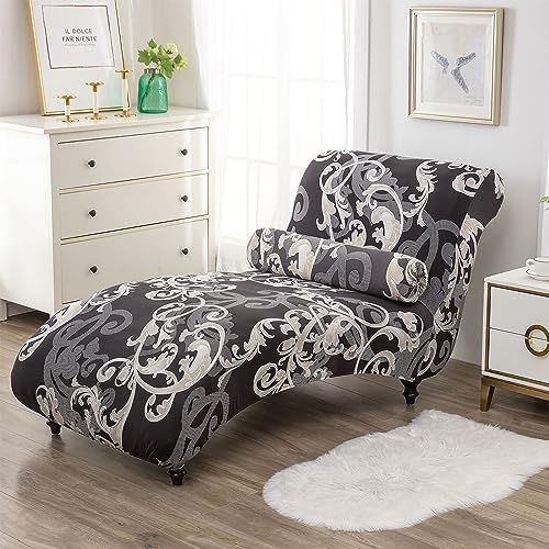 GZYLCH Armless Chaise Lounge Slipcover Indoor Cover