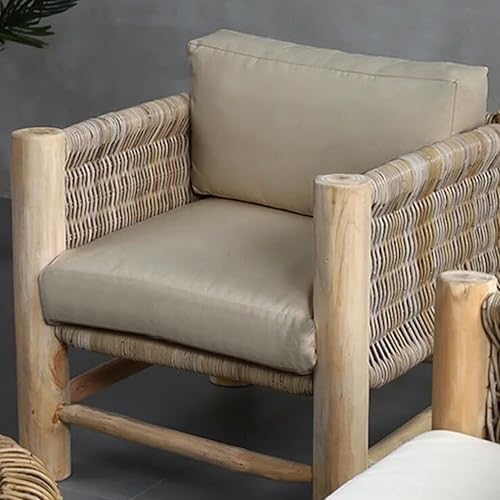 Sqodok 25x27 inch Outdoor Cushion Covers Set of 4 Tan