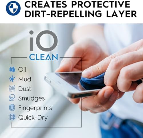 iO CLEAN Eyeglass Lens Cleaner Kit 338oz338oz2 Cloths
