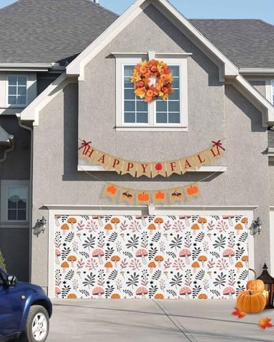 Fall Garage Door Banner 7x8 ft Autumn Decor