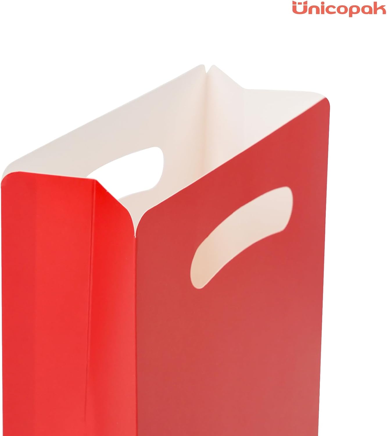 UnicoPak 16 Red Party Favor Bags with Handle for Birthday Party