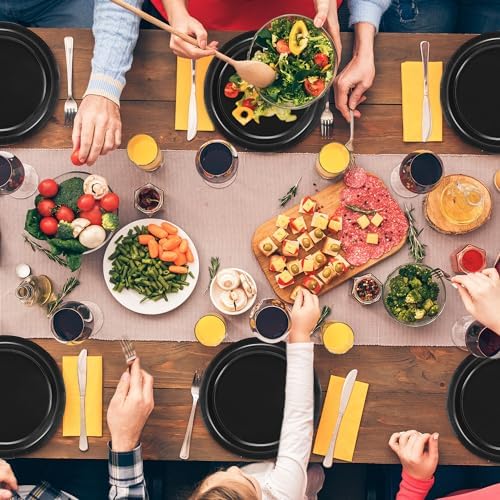 50 Pack 9 Inch Disposable Paper Party Plates