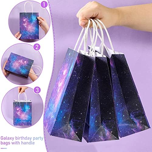 16 Pcs Galaxy Party Bags for Space Themed Events
