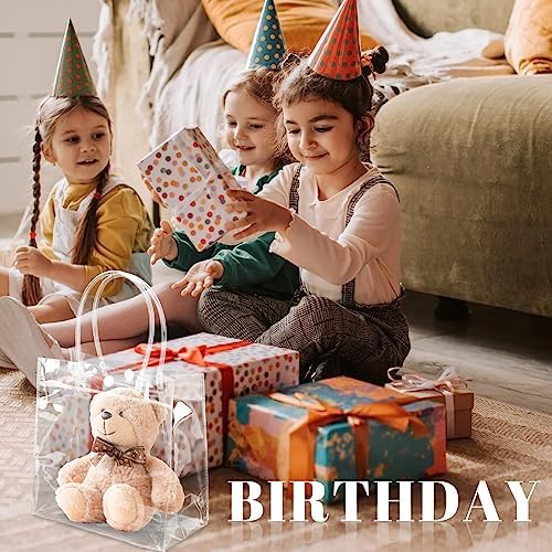 BadenBach 16 Pack Clear Gift Bags with Handles