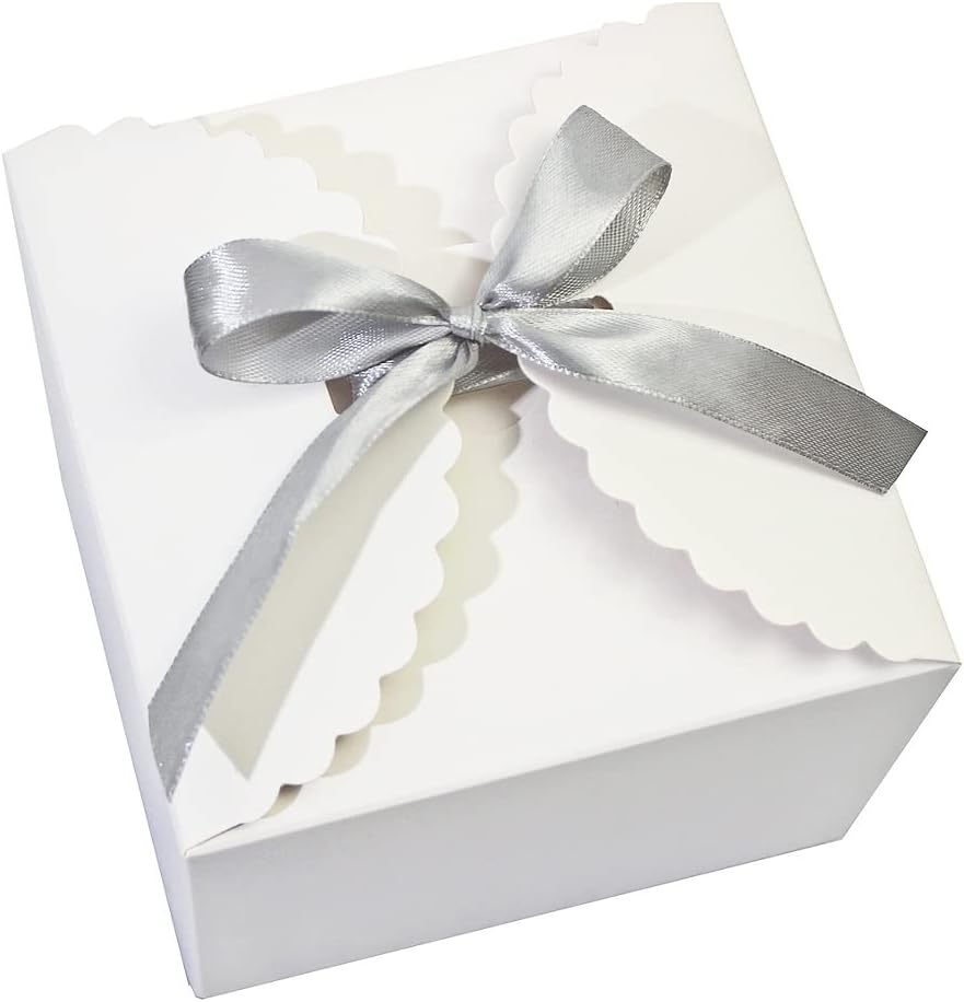 WEWILUCK 10 PCS Small White Gift Boxes with Lids