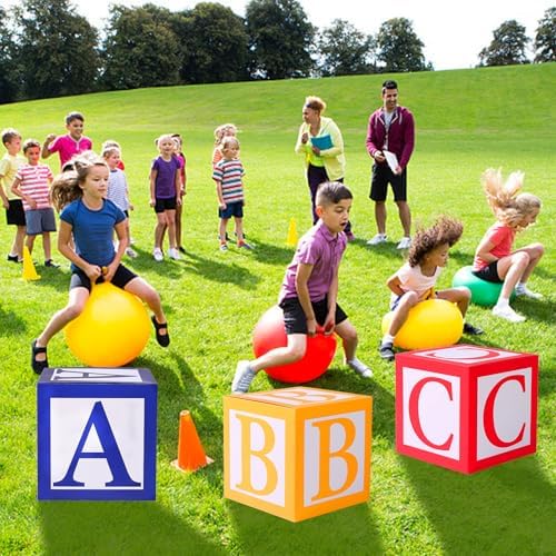6 pcs ABC and 123 Friend Street Balloon Boxes