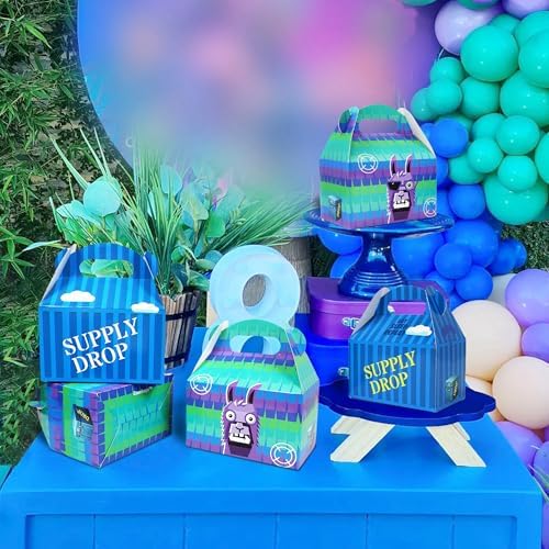 Video Game Llama Goodie Bags 16 Pcs Candy Boxes