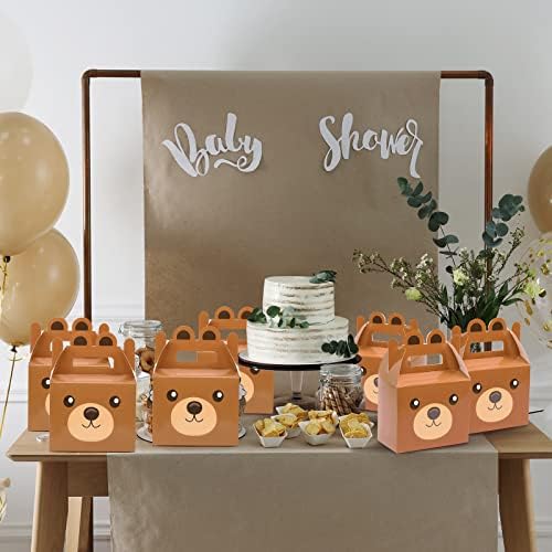 24Pcs Bear Treat Boxes For Baby Shower Party