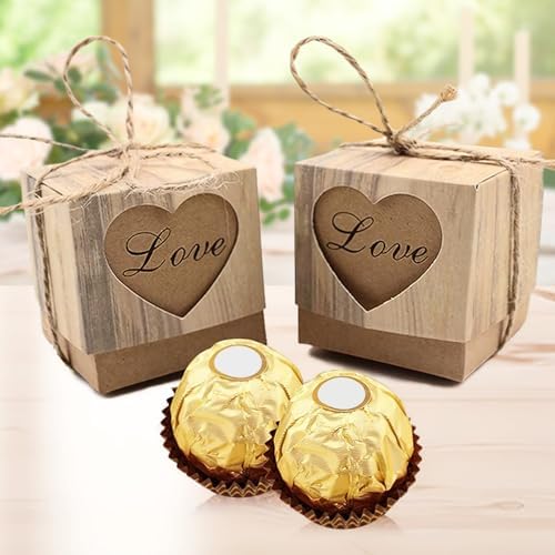 VGOODALL Mini Gift Boxes 50 Pack for Parties and Weddings