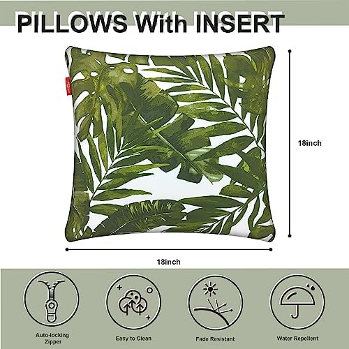 Pcinfuns 18x18 Inch Decorative Throw Pillows Pack of 2