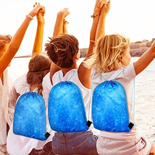 Funtery 24 Pcs Ocean Wave Drawstring Gift Bags