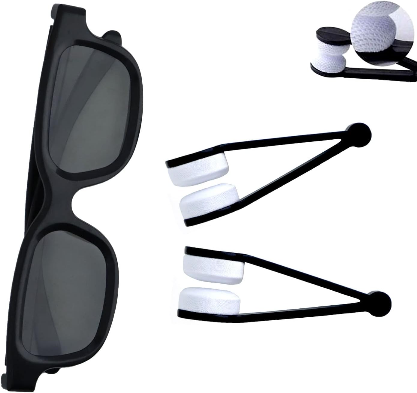 10 Pcs Mini Sun Glasses Cleaning Clip