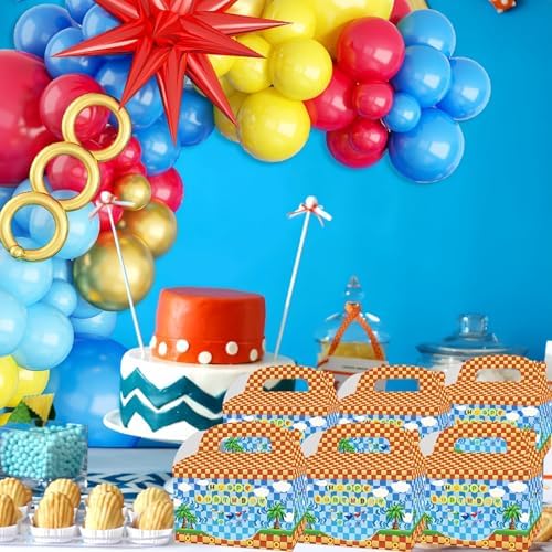 HMJDMM 12 Pcs Hedgehog Themed Gift Bags