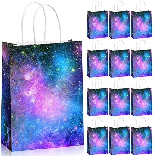 16 Pcs Galaxy Party Bags for Space Themed Events