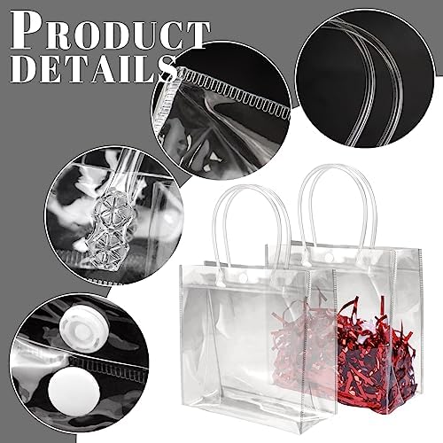 BadenBach 16 Pack Clear Gift Bags with Handles