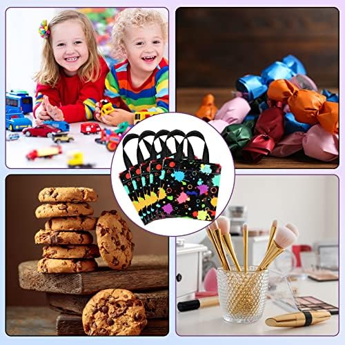 Sweetude 40 Pcs Glow In The Dark Party Bags with Handles