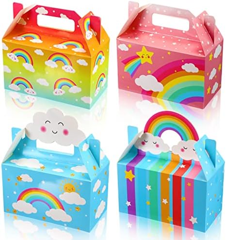 Nezyo 24 Pack Rainbow Party Favor Boxes