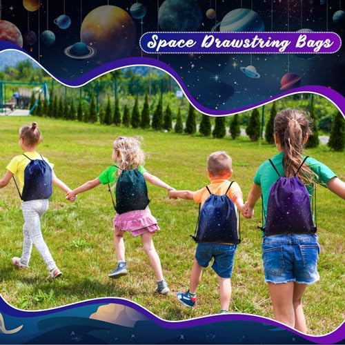 Censen 24 Pcs Starry Sky Drawstring Bags Set
