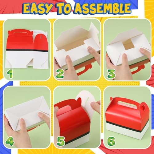 Marspark 24 Pack Cartoon Party Gift Boxes