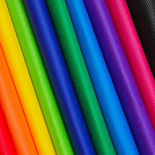 Aneco 50 Piece Rainbow Gift Bags with Handles 95x115 Inch Party Supplies