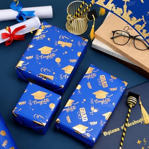 AmazingSpark 2025 Graduation Gift Wrap Paper Roll