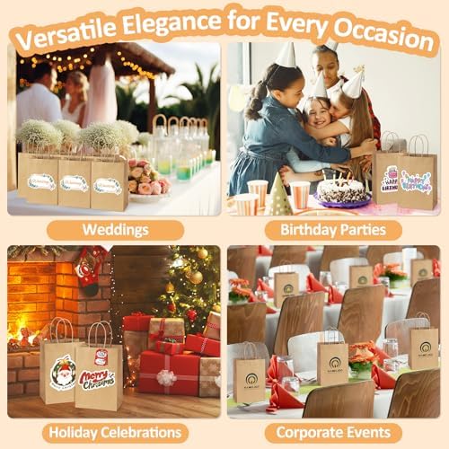 BagDream 25Pcs Small Gift Bags with Handles