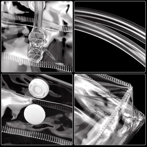 BadenBach 24 PCS Mini Clear Gift Bags with Handle