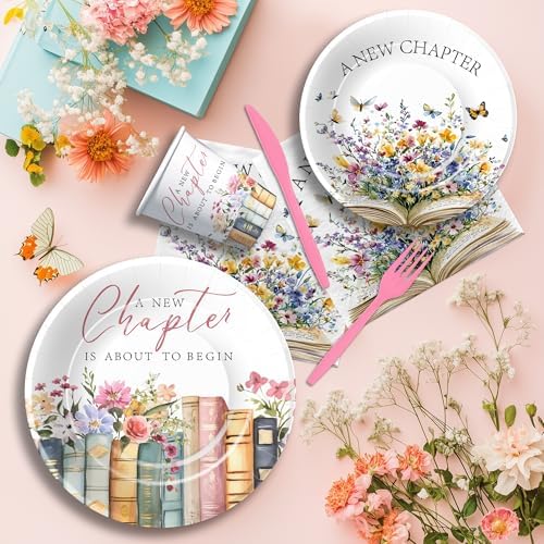 A New Chapter Bridal Shower Tableware Set 24pcs