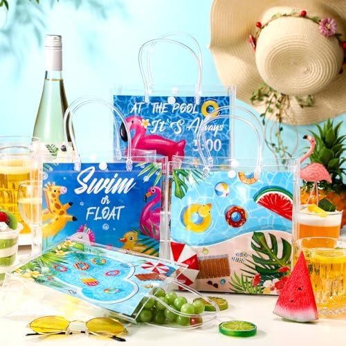 24 Pcs Summer Party Favor Bags with Handle