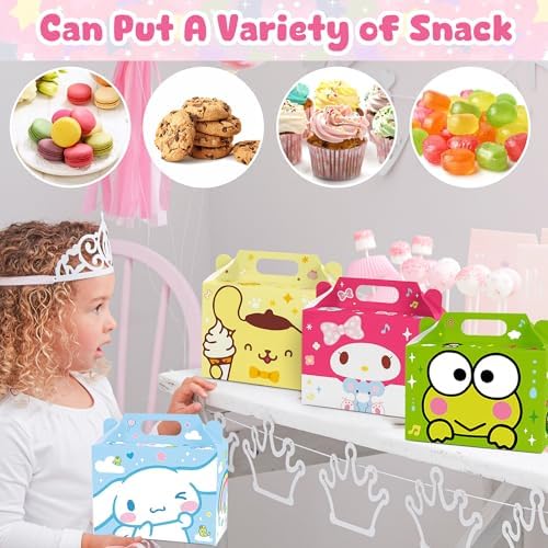 24PCS Cute Cartoon Theme Gift Boxes for Parties