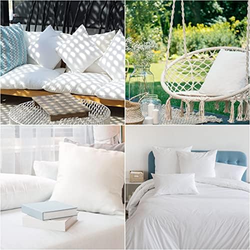 Fixwal 4 Pack 16x16 Waterproof Pillow Inserts