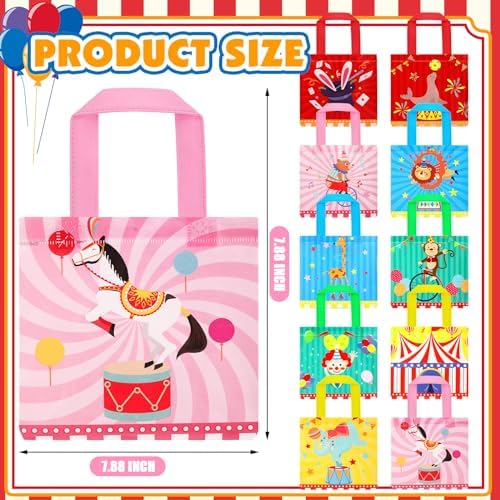 Sweetude 40 Pcs Circus Themed Gift Bags for Parties