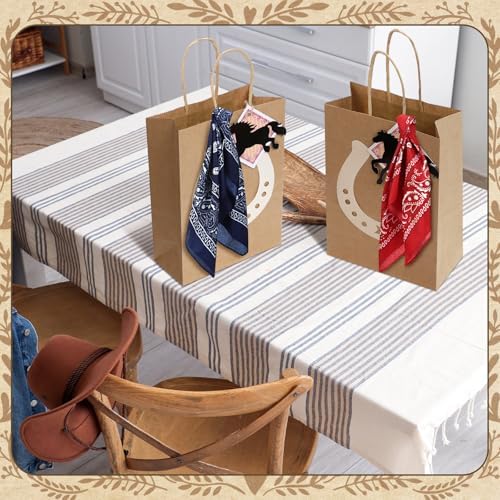 Jeere 12 Piece Western Cowboy Gift Bags Set