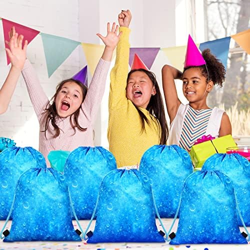 Funtery 24 Pcs Ocean Wave Drawstring Gift Bags