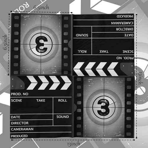 Movie Night Party Napkins - 40Pcs Themed Decor