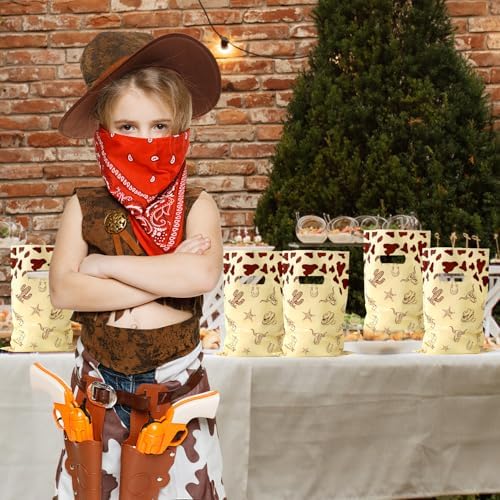 Gosknor 50pcs Plastic Cowboy Goodie Bags
