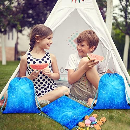 Funtery 24 Pcs Ocean Wave Drawstring Gift Bags