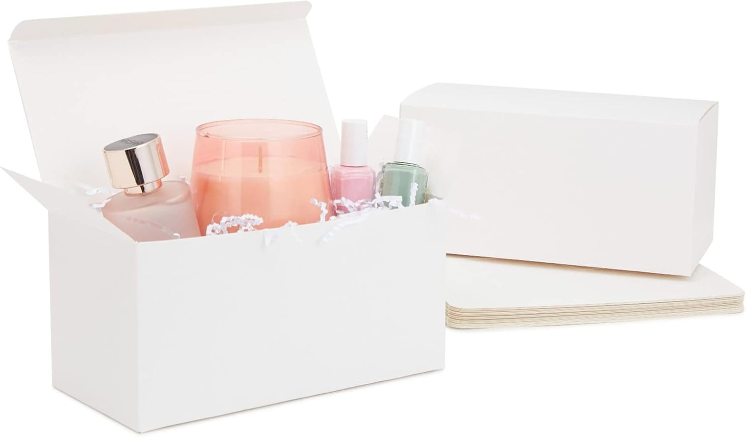 Juvale 20 Pack White Gift Boxes with Lids