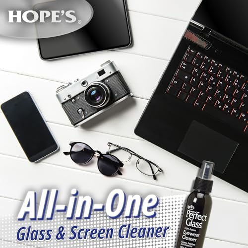 HOPES Perfect Glass Eyewear Cleaner Spray - 4 Fl Oz Pack of 1