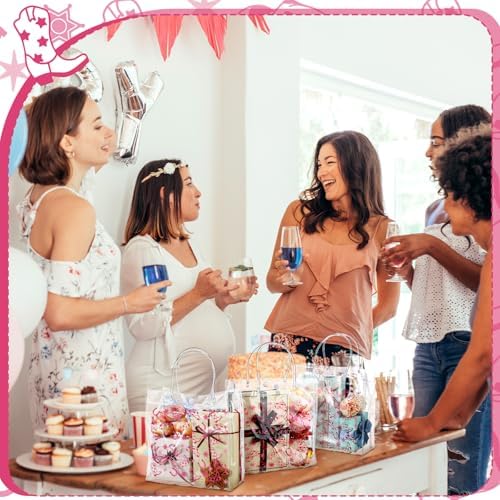 Tioncy 24 Pcs Pink Cowgirl Party Favor Bags