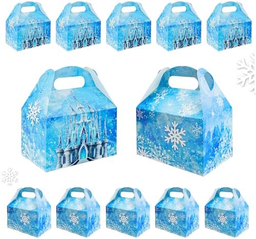 16Pcs Snowflake Gift Boxes for Winter Party Supplies