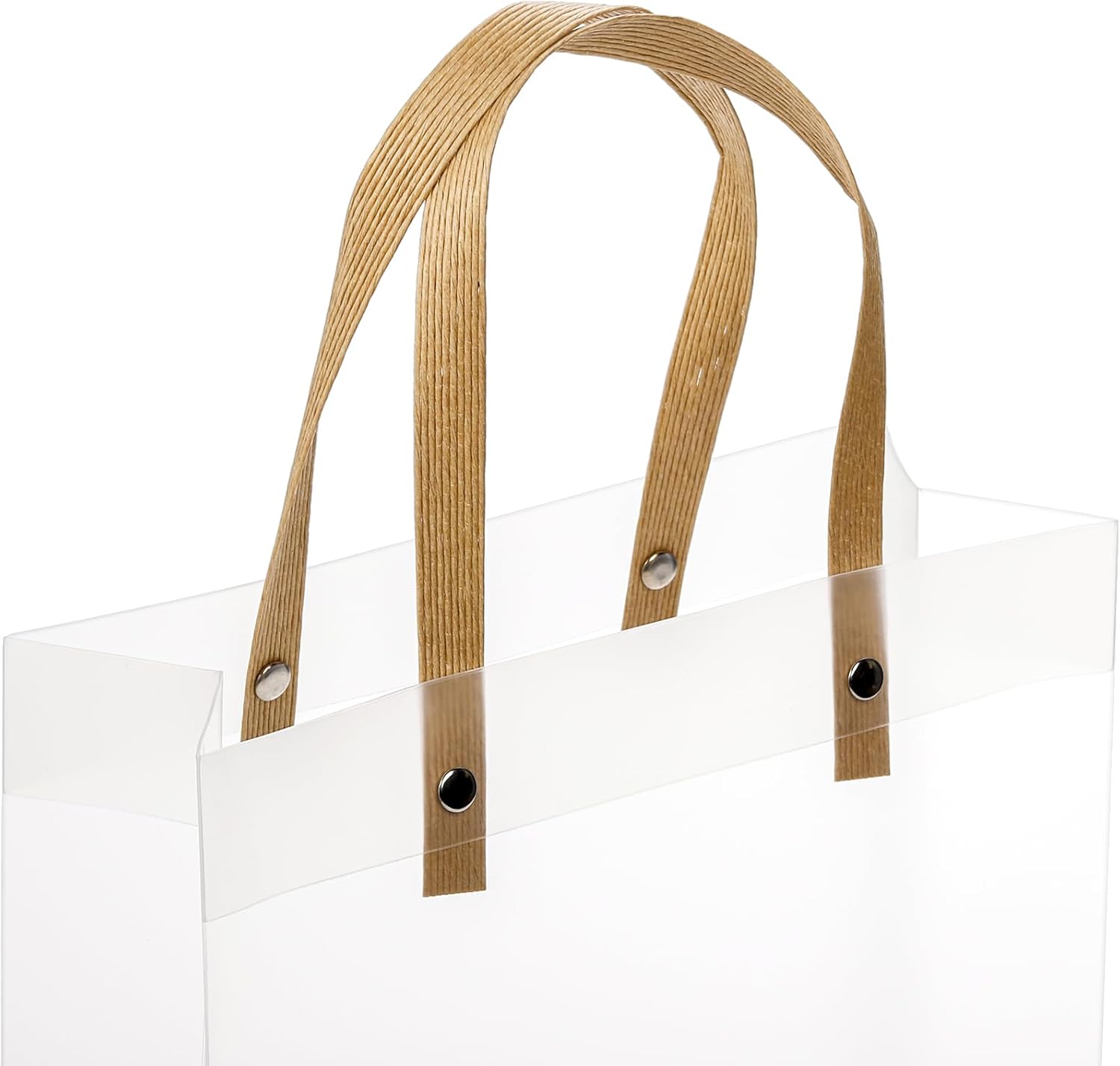 40 Pieces Clear Gift Bags with Handles