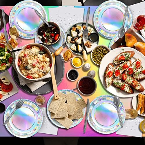 Iridescent Party Supplies Decorations Set for 25 Guests